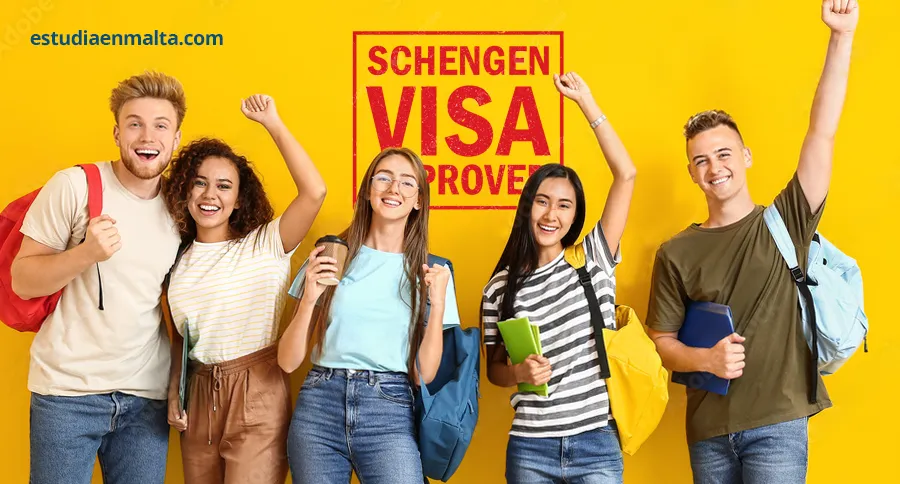 Visa schengen malta 2024 estudiantes ingles 