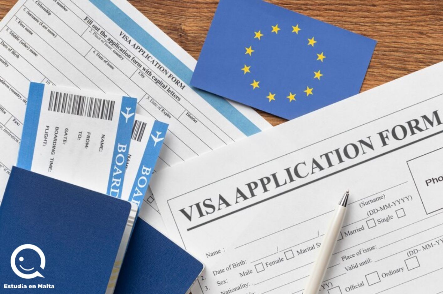 Visto schengen malta estudantes ingles